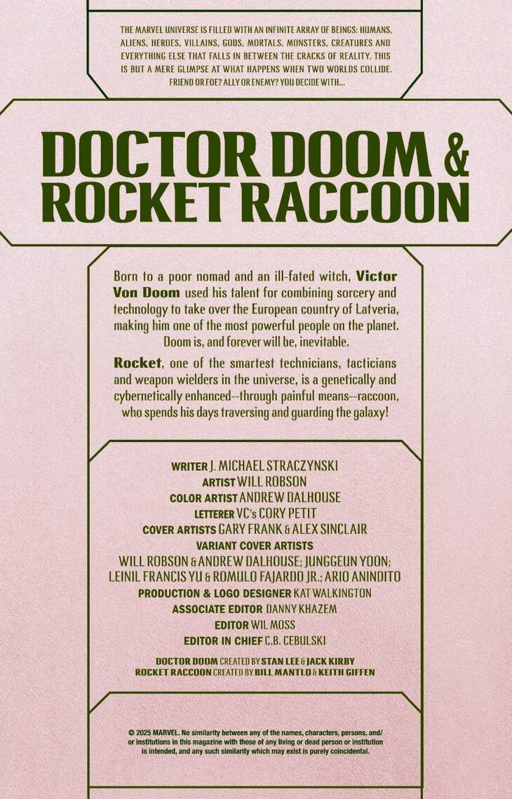 Doctor Doom & Racket Racoon #001 - Image 3
