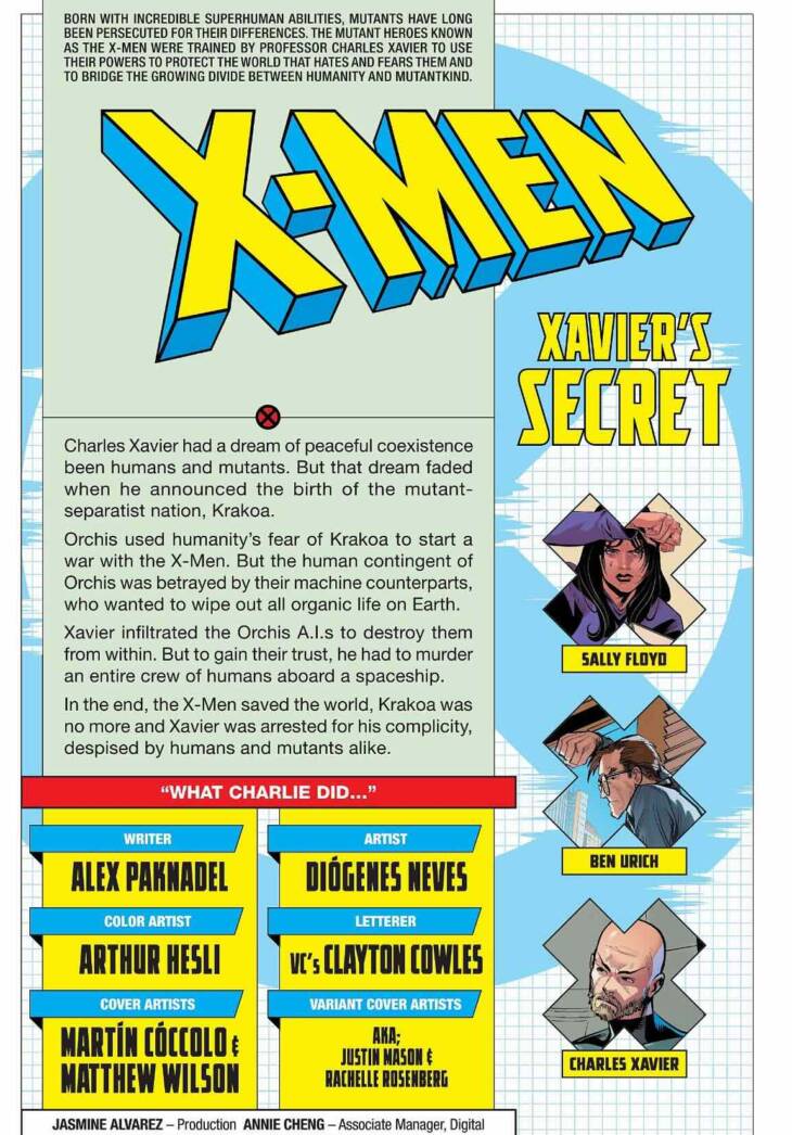X-Men - Xavier's Secret #001 - Image 3