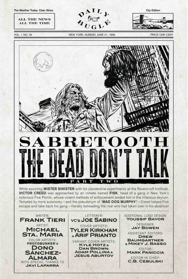 Sabretooth: The Dead Don’t Talk #002 - Image 2